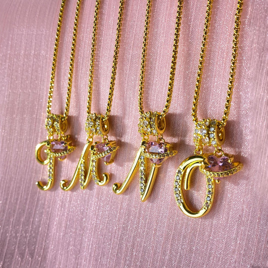 Dopamine 26 English Letter Necklace Girl Light Luxury Minority High Sense