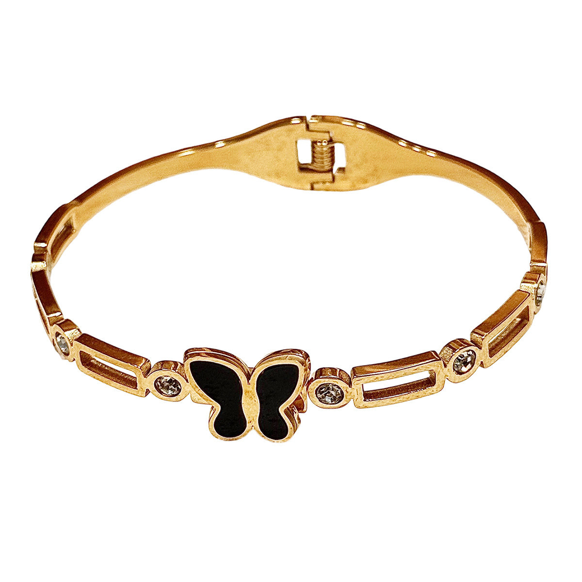 Lxalry Gold Electroplated Pure Iron Cuff Bracelet Handmade Minimalist Jewelry For Women Luxury Everyday  Formal Wear Essential With Secure Comfort Fit